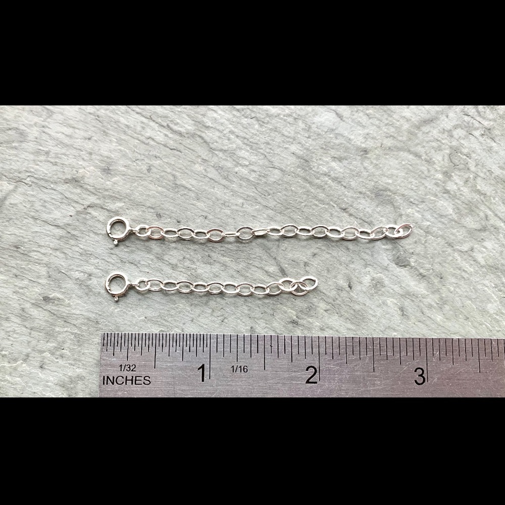 925 Sterling Silver 14k Gold Filled Extender Chain